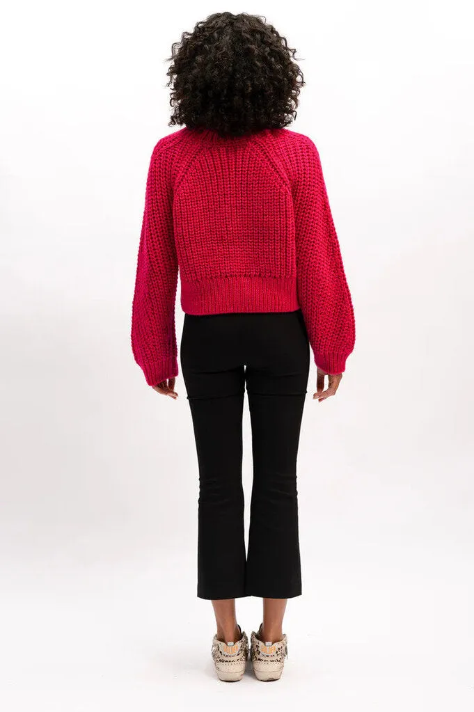 We Are The Others 'Bella' Chunky Knit - Fuschia