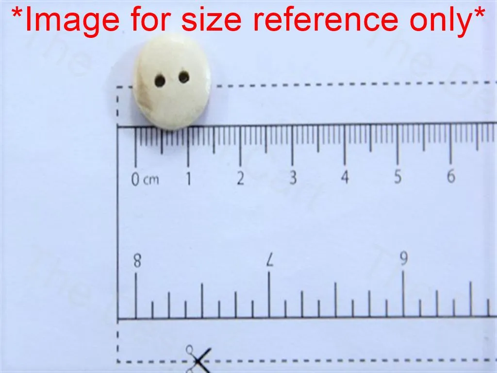 White Black Round Center Cross Design Designer Wooden Buttons