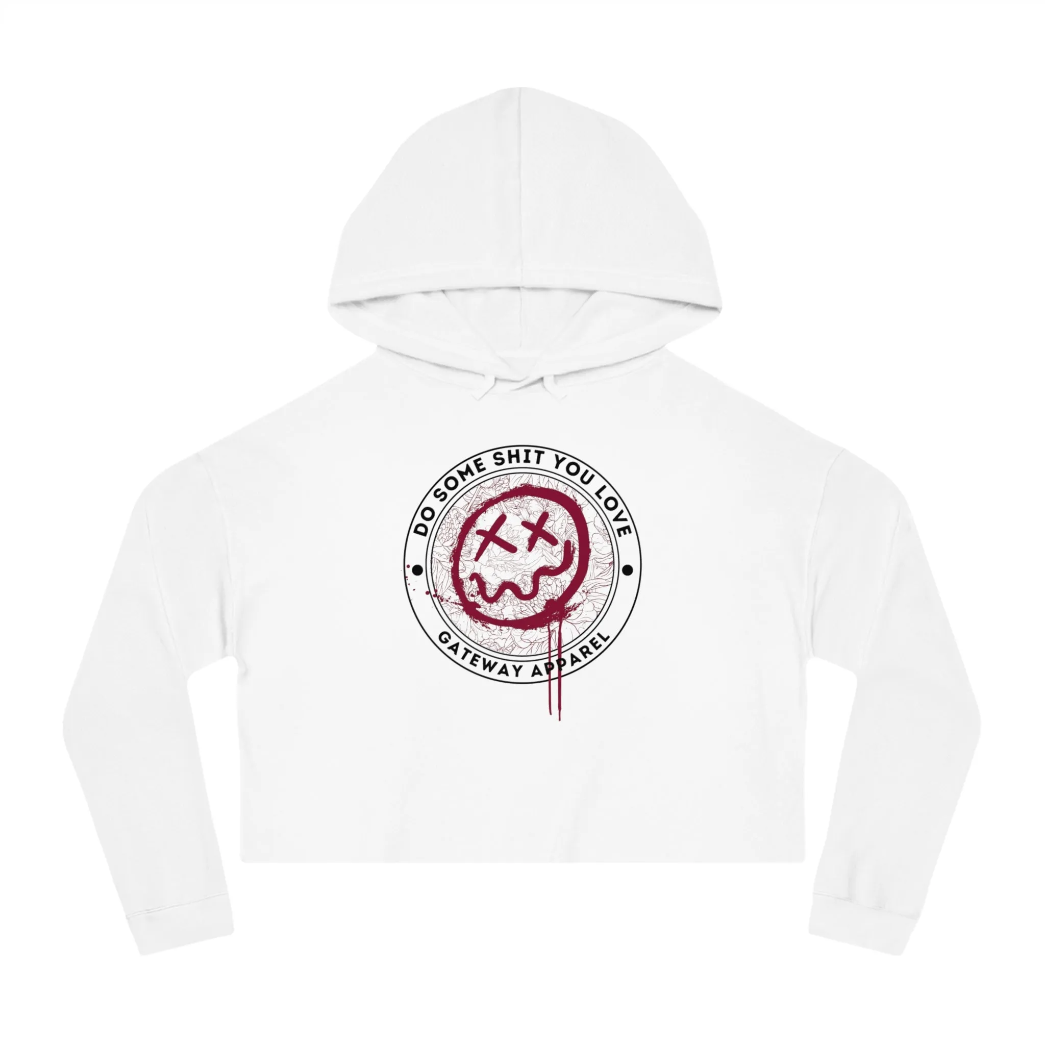 Women’s Cropped Hooded Sweatshirt [ 5 colors ]