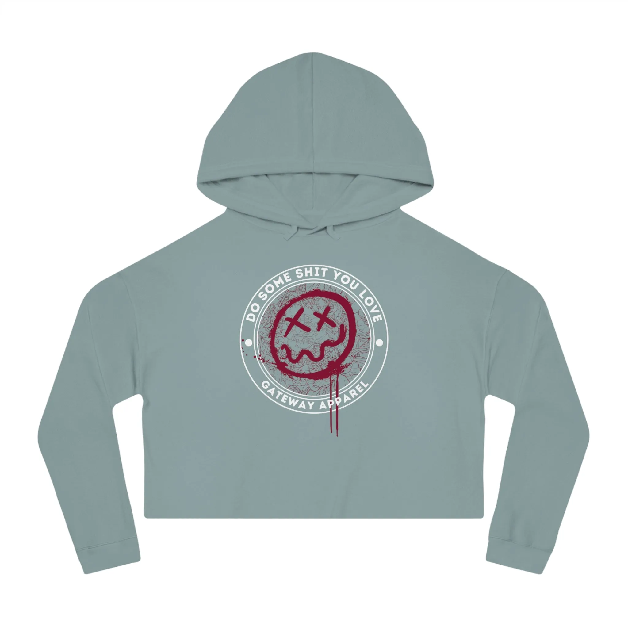 Women’s Cropped Hooded Sweatshirt [ 5 colors ]
