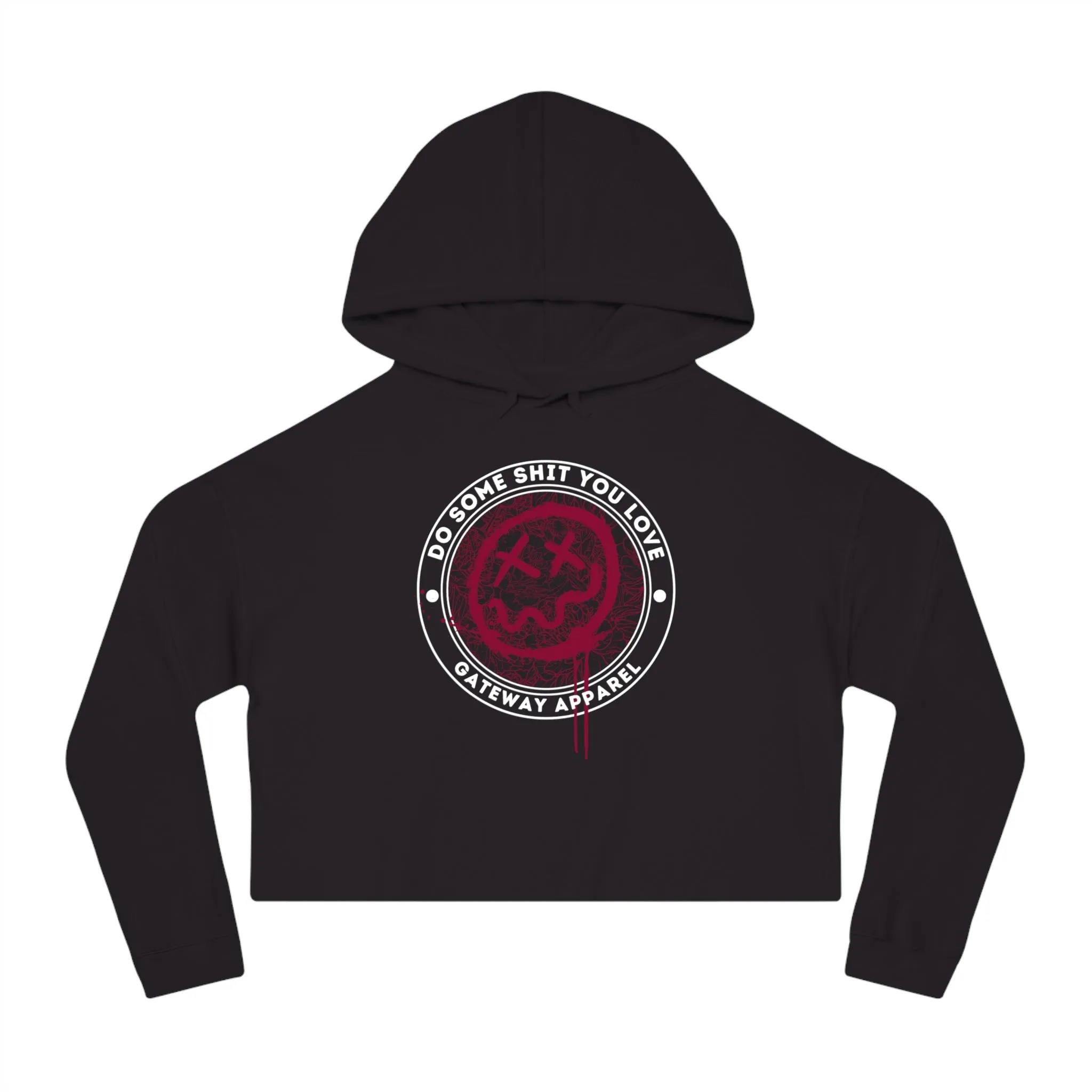 Women’s Cropped Hooded Sweatshirt [ 5 colors ]