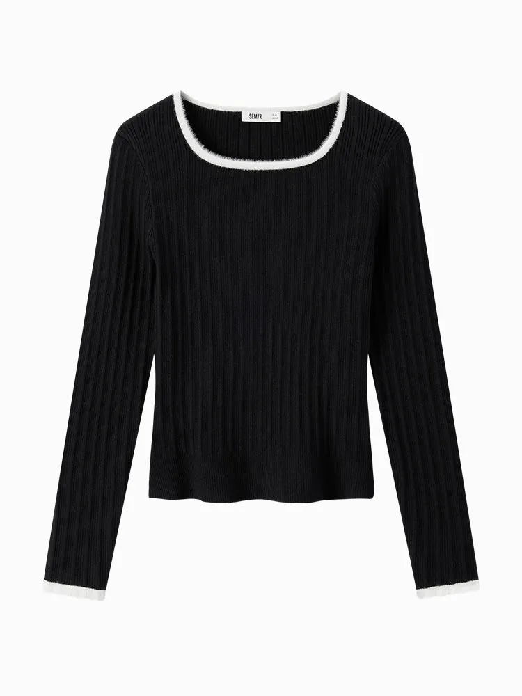 Women's white and black other sweaters