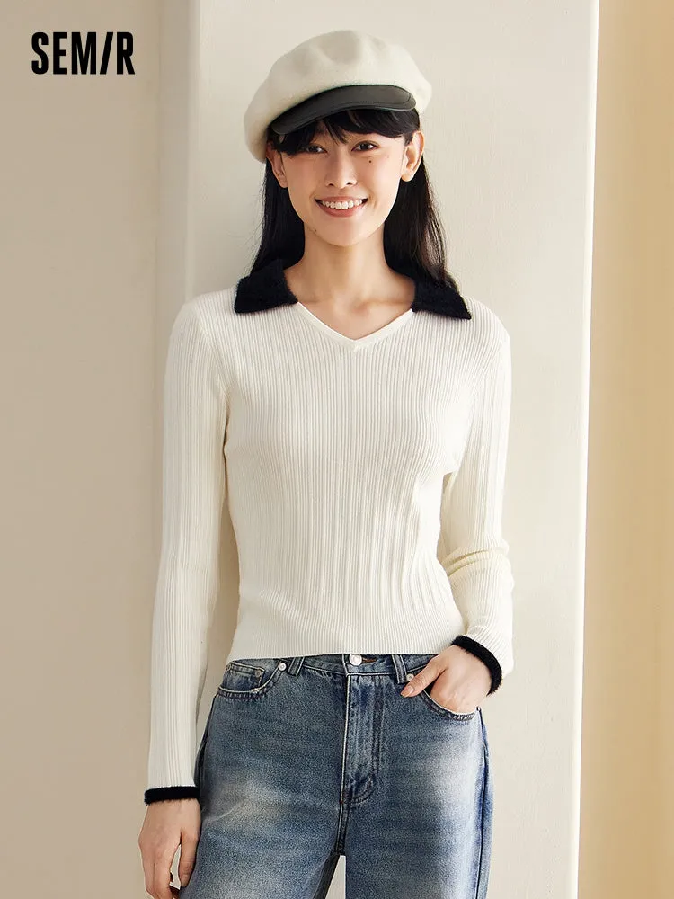 Women's white and black other sweaters