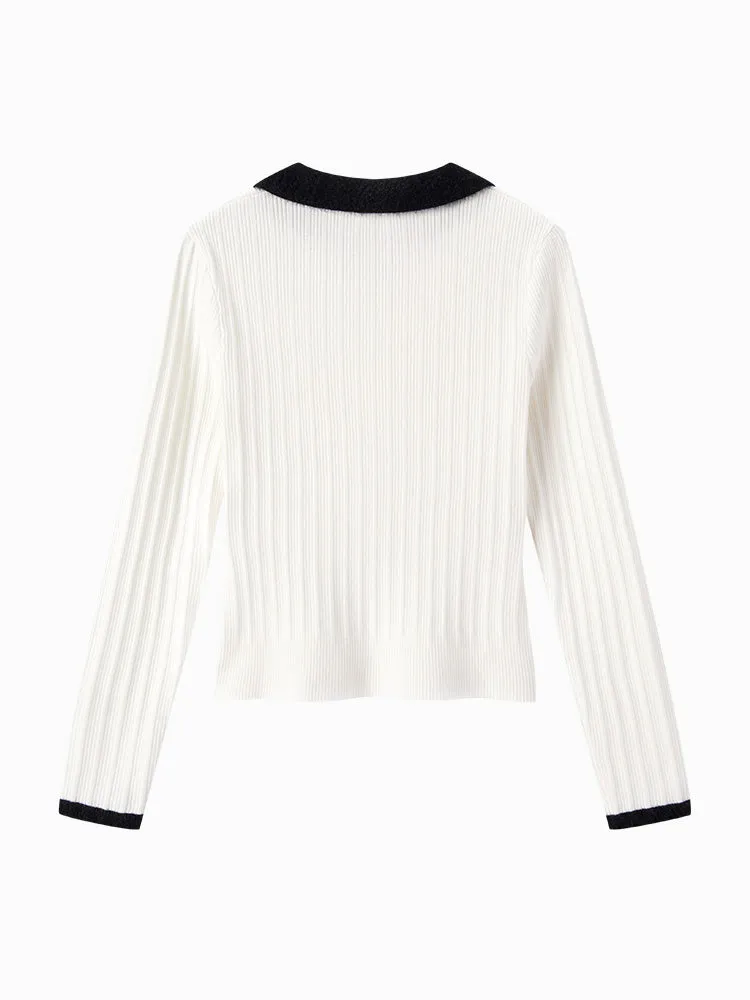 Women's white and black other sweaters