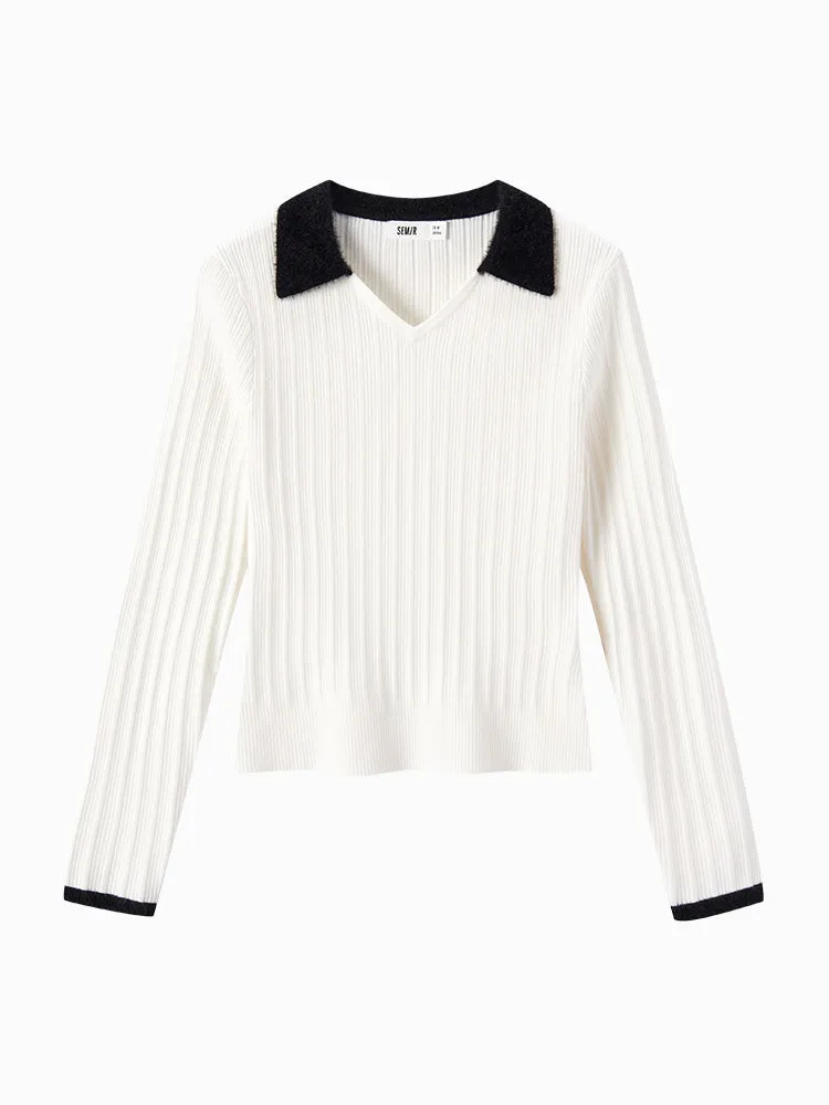 Women's white and black other sweaters