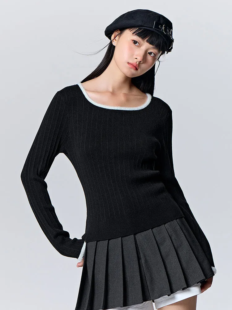 Women's white and black other sweaters