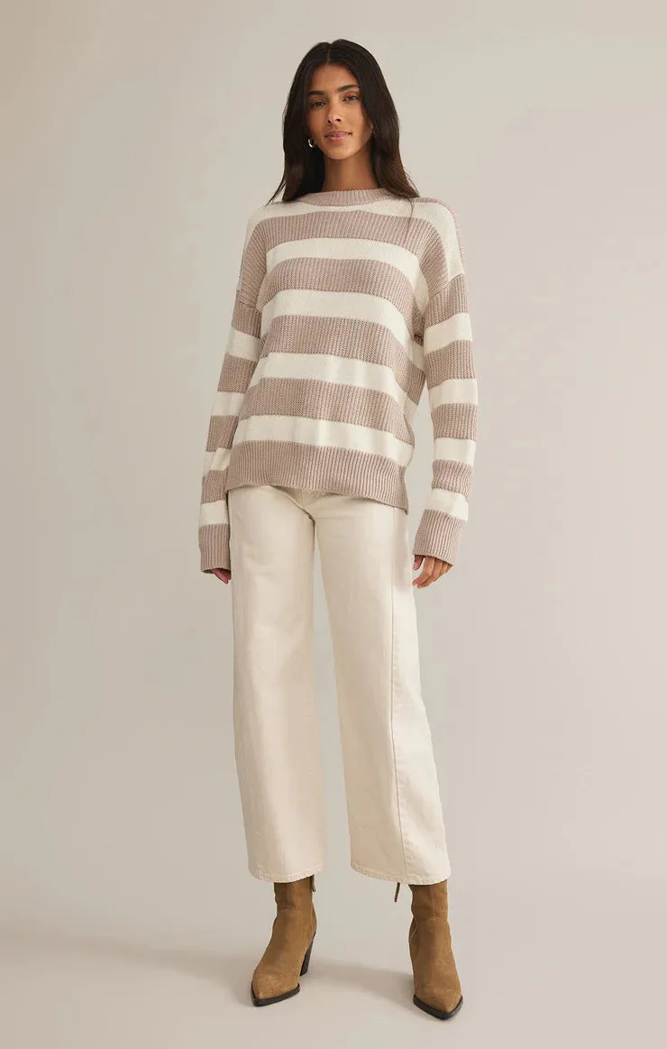 ZSU Sailor Boyfriend Sweater in Parchment