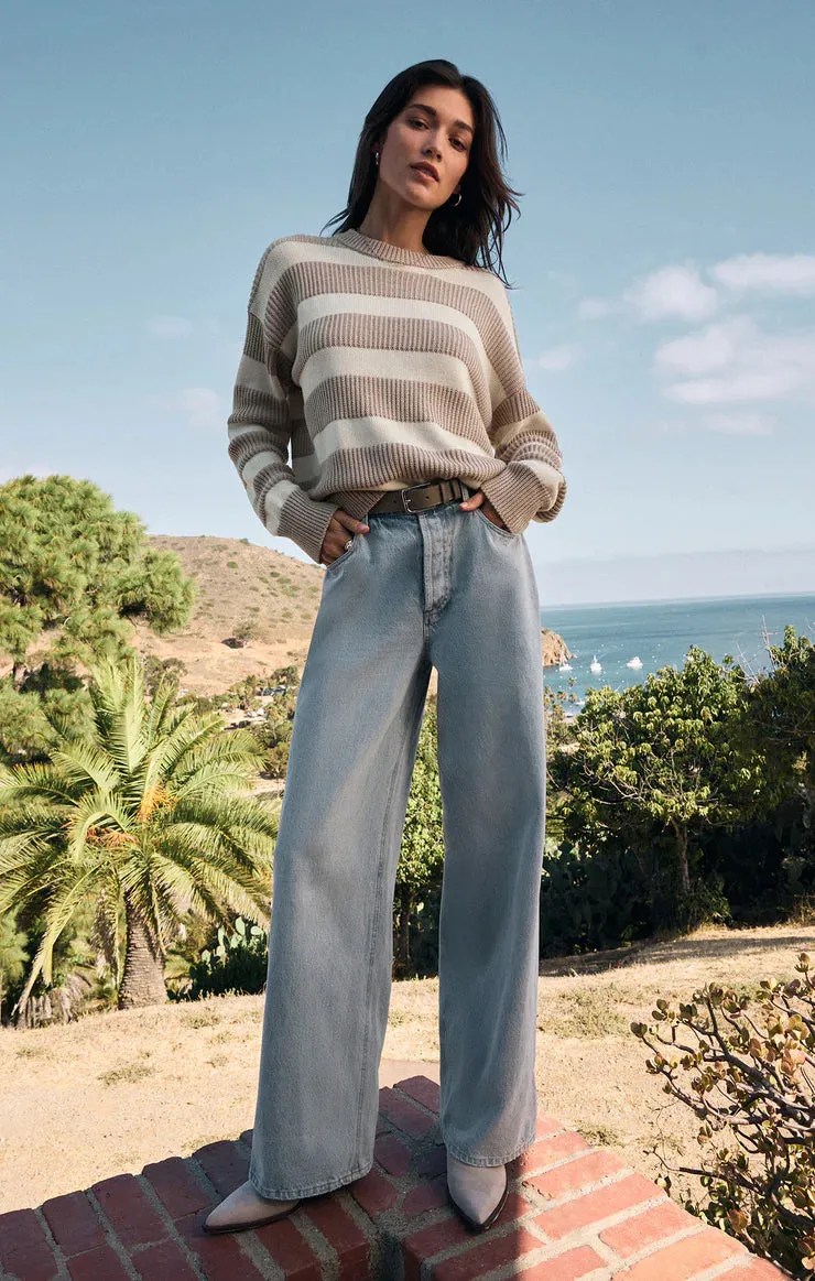 ZSU Sailor Boyfriend Sweater in Parchment